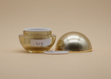 Формы опарника золота печатание логотипа косметической Креам сферически изготовленное на заказ для личной заботы