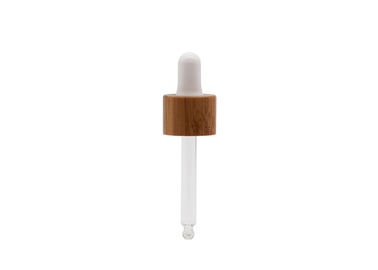 Бамбуковая капельница эфирного масла с белым центриком силикона для бутылки эфирного масла