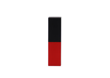 Трубка магнита квадратных трубок бальзама губы ребристая алюминиевая с черным и красным цветом