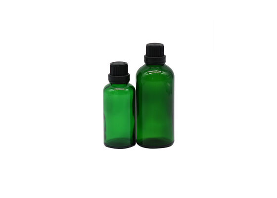 Косметическое зеленое 50ml бутылки 1 капельницы Oz стеклянные