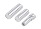 Алюминиевые щелчковые открытые серебряные трубки 3.5g губной помады сияющие опорожняют