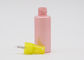 Плоские брызги ЛЮБИМЦА 50мл пинка плеча небольшие пластиковые разливают Рефиллабле по бутылкам с желтым насосом