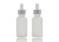 Замороженная прозрачная капельница эфирного масла разливает 30мл по бутылкам, косметические стеклянные бутылки капельницы