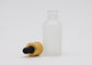замороженные 50мл бутылки ясного эфирного масла бутылки масла стеклянные с штейновой капельницей золота