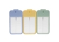 желтая форма кредитной карточки бутылки атомизатора духов прозрачной пластмассы 38ml