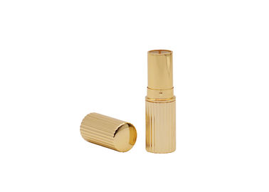 Трубки бальзама губы золота алюминиевые магнитные опорожняют округлую форму контейнеров бальзама губы