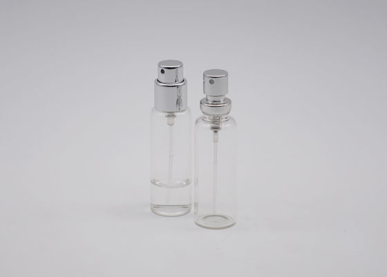 Восхитительная мини стеклянная бутылка тестера духов 10CC с серебряным алюминиевым насосом брызг