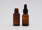 Янтарная стеклянная материальная польза бутылок капельницы эфирного масла для масла заботы кожи