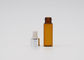 Небольшой янтарный экран бутылки пипетки 5ml печатая логотип для оливкового масла
