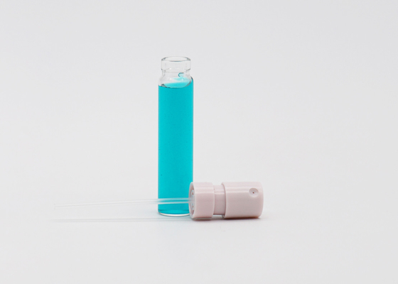 Мини Refillable бутылка атомизатора 3ml бутылки тестера духов стеклянная с пластиковым щелчковым спрейером