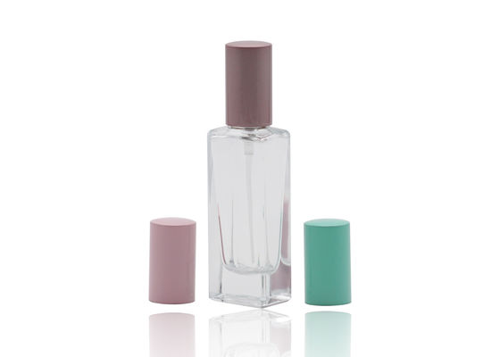 косметическая бутылка брызг 15мл, флакон духов толстой стены Рефиллабле пустой стеклянный с красочной крышкой