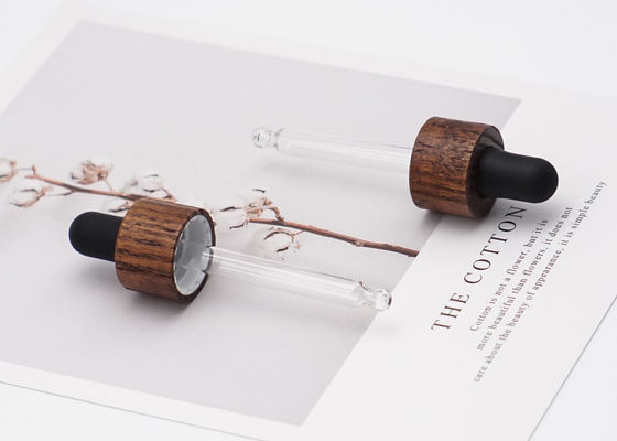 Капельница пипетки стеклянная с различными крышками капельницы Lenghts бамбуковыми для бутылок